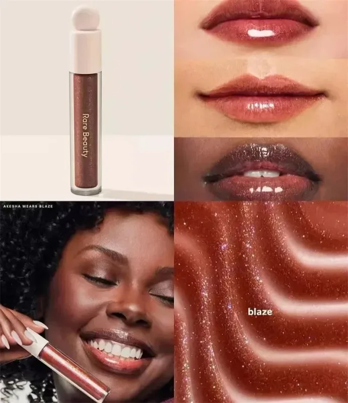 Rare Beauty Makeup Cheek Blush Cream Blusher Stick Bliss Encourage Lipstick New Happy Hope Worth Love Lip Gloss Brand Cosmetics — image 17
