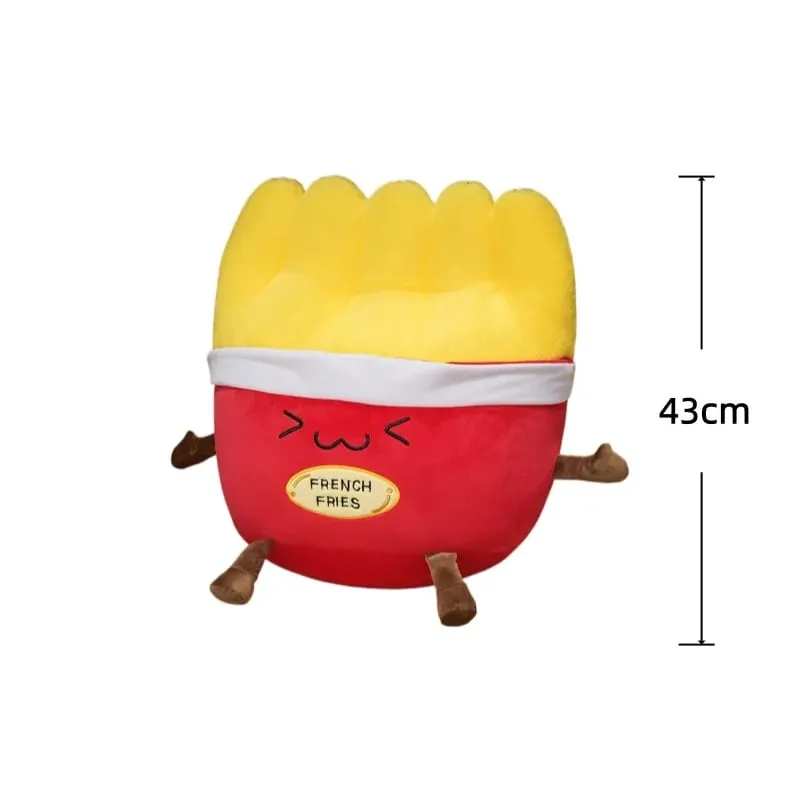 Milho batatas fritas perna de frango lance travesseiro simulação comida pelúcia sofá almofada adoravelmente decoração do quarto brinquedo acompanhar brinquedo do sono presente criativo — image 11