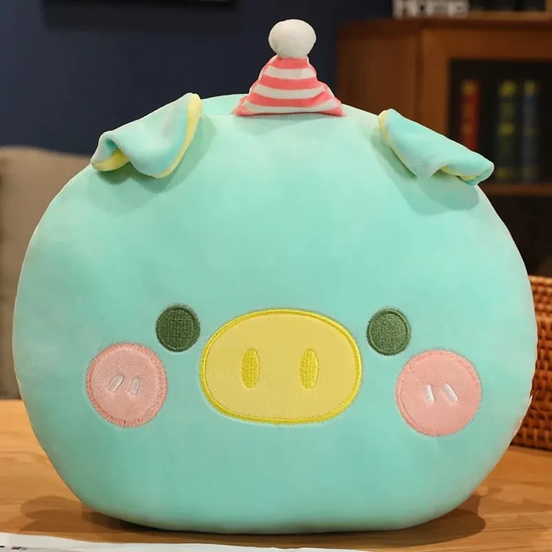 30cm Cartoon Animal Plush Small Pillow Hands Warm Burner Down Cotton Soft Cat Penguin Dinosaur Duck Bear Plushie Peluche Gift — image 13
