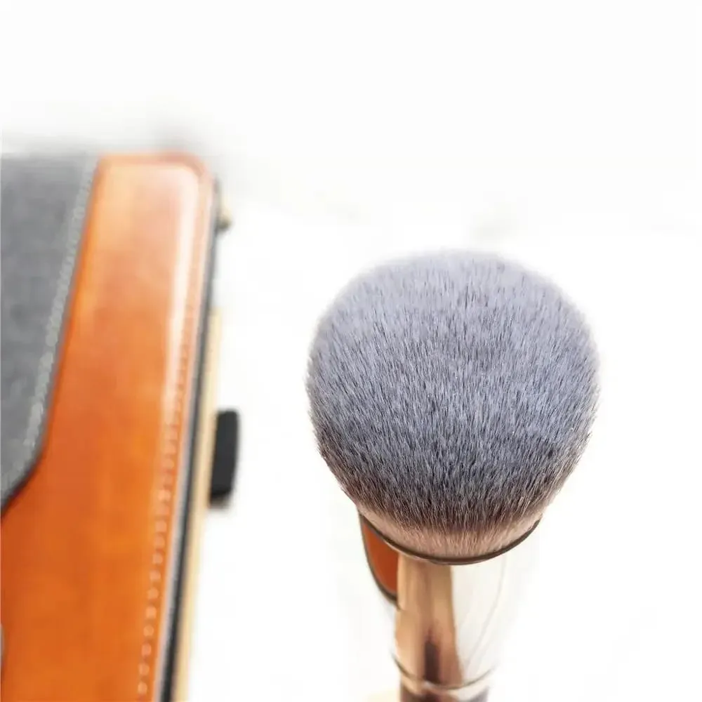 The Synthetic Rounded Slant Foundation Brush 170 Eye Blending Brush 217s Your Must Have Face and Eye Makeup Brushes — image 4