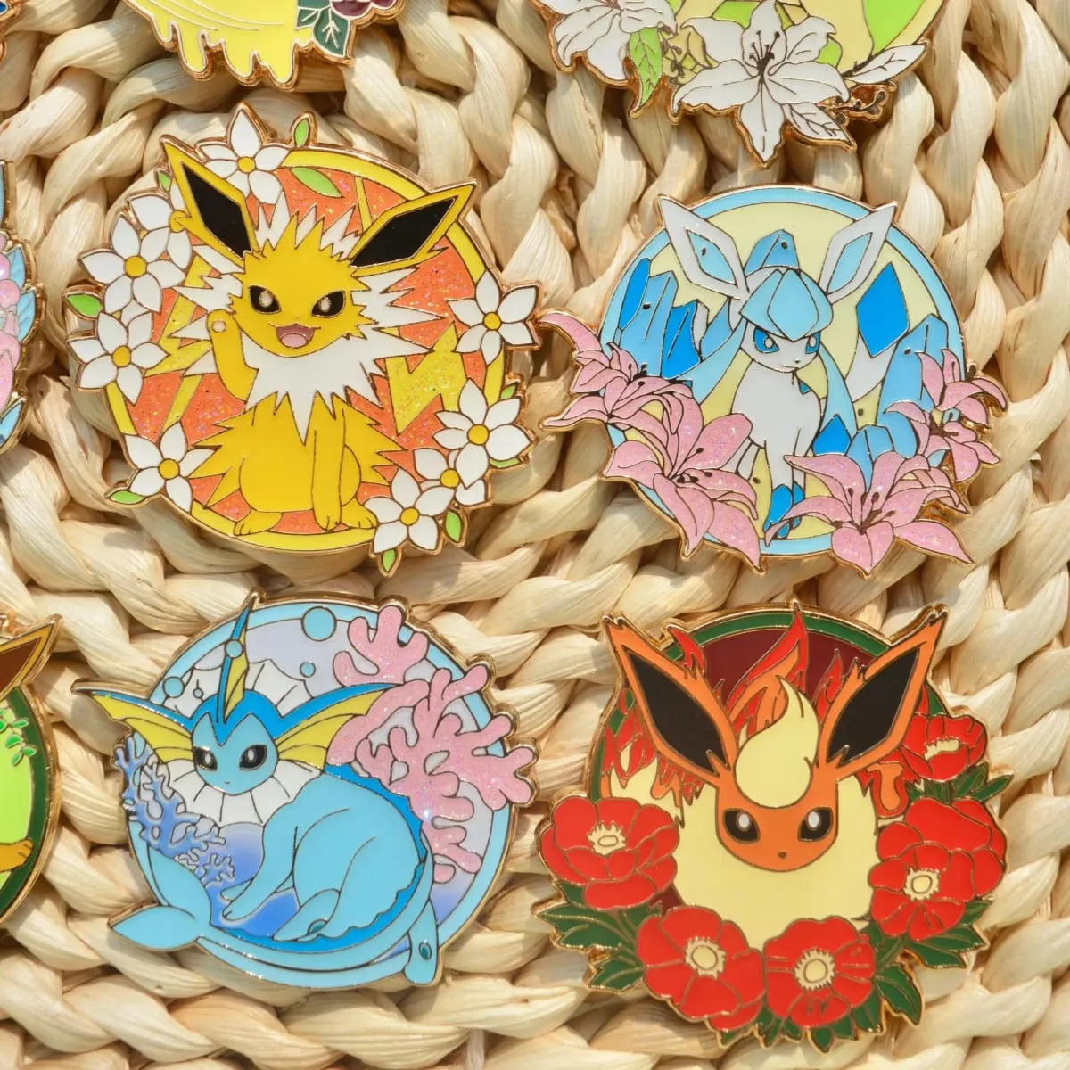 Pokemon Eeveelution Eevee Enamel Pins for Clothes Badges on Backpack Lapel Pin Decoration Anime Jewelry Accessories Gifts — image 5