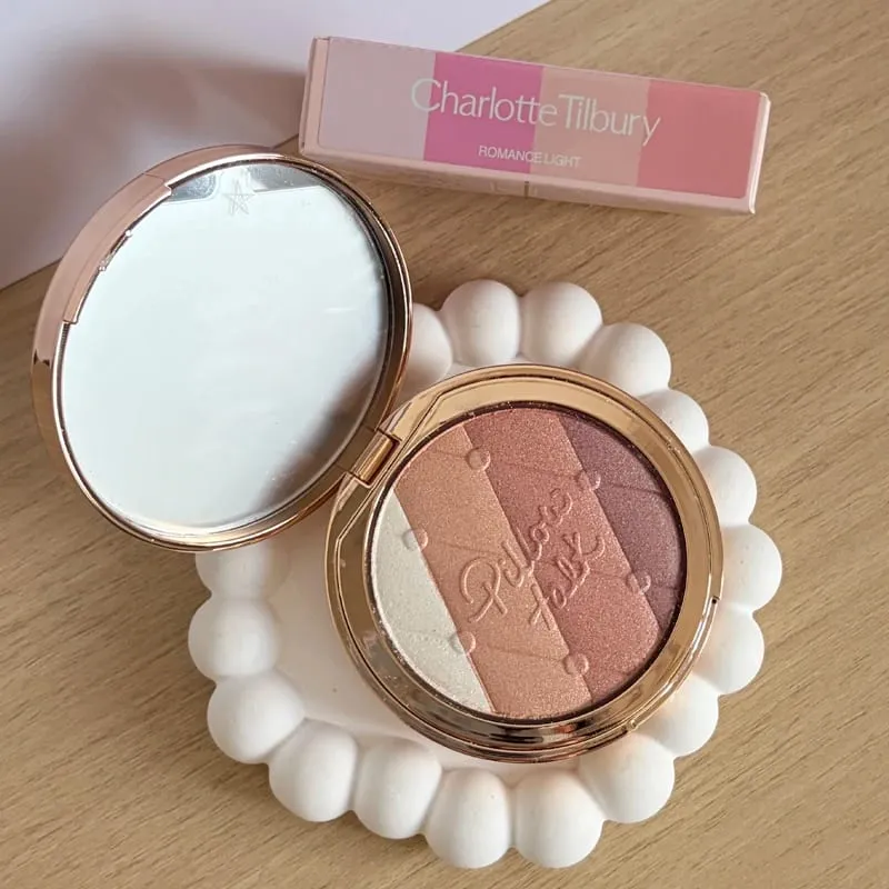 Charlotte Heart Two-tone Blush Lasting Beauty Makeup Natural Flawless Bright Powder Makeup And Eyeshadow Palette Tilbury Makeup — image 25