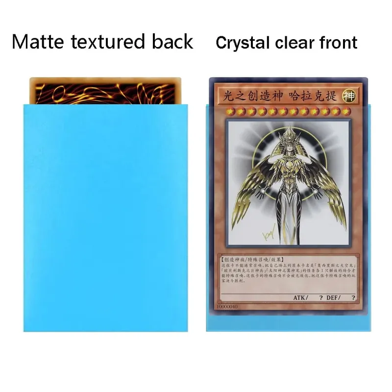 100 PCS 62×89mm Japanese Size Protective Sleeves for YGO Card Game Cards Frosted Card Sleeves Cover for Sports Cards — image 10