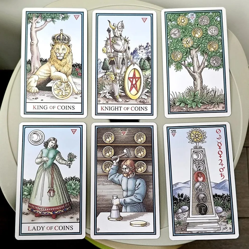 The Alchemical Tarot Renewed 6th Editiona 12*7cm 80-card Tarot Deck Links Between Alchemical Symbolism and Traditional Imagery — image 4