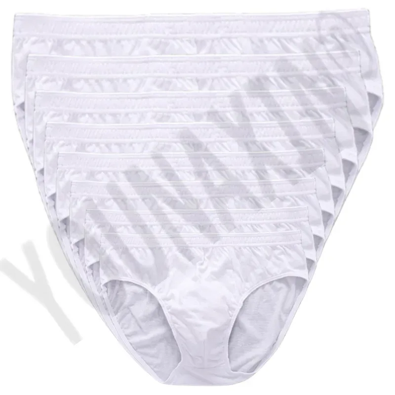 7 Pieces Men Big Size White Underwear Cotton Panties Shorts Underpants Undies Briefs Wedding Gifts L XL 2XL 3XL 4XL 5XL 6XL 7XL — image 2