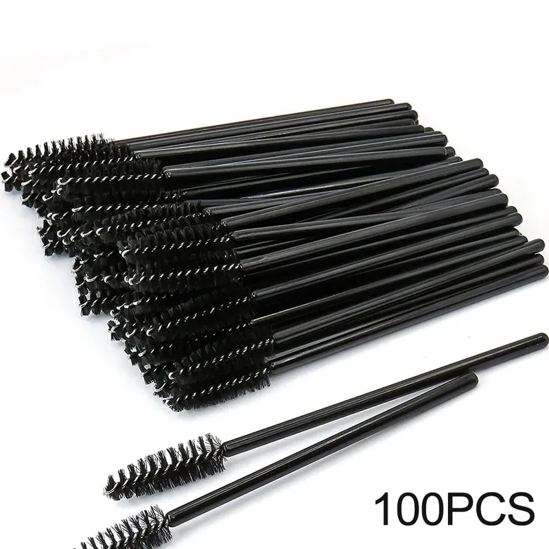 Wholesale Lash Brushes Eyelashes Extension Brush 100/300pcs For Woman And Man Mascara Wands Applicator Spoolers Makeup Tools — image 8