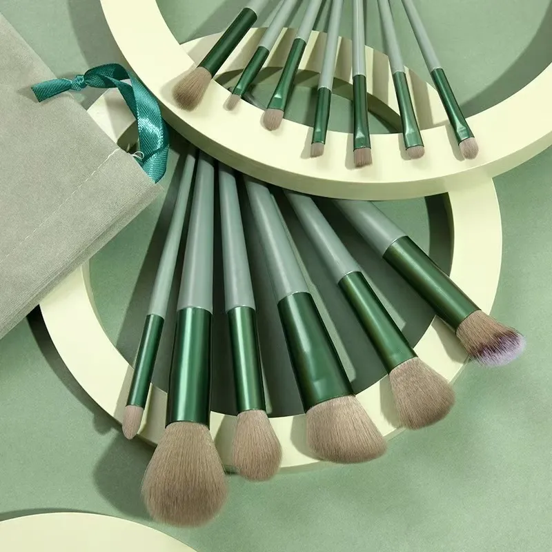 13 Pcs Makeup Brushes Set Eye Shadow Foundation Women Cosmetic Powder Blush Blending Beauty Make Up Tools For Beginner Hotting — image 3