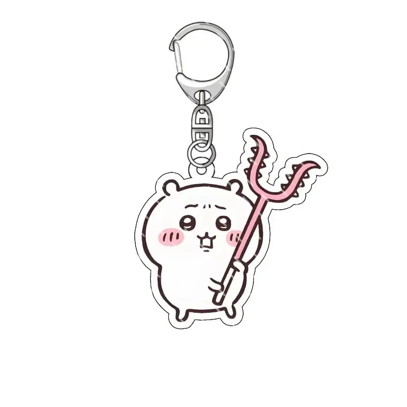 jiyi Pendant Anime Comic Acrylic Peripheral Keychain Hachiware Usagi Cute Pendant Bag Hanging Decoration Decoration