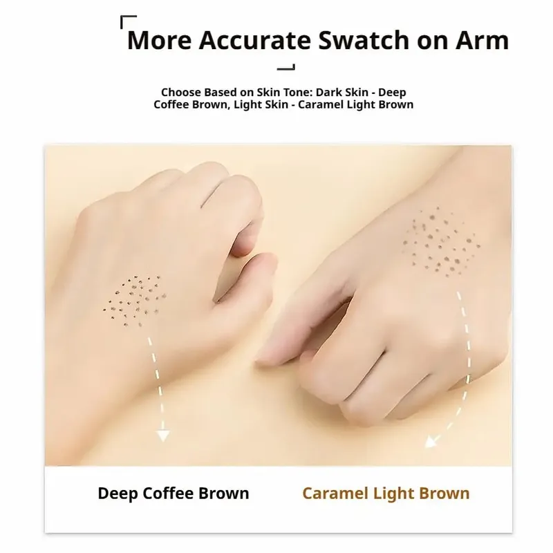 Natural Simulation Freckle Stamp Pen Lifelike Fake Freckles Pen for Lasting Look Dot Spot Pen Makeup for Women Makep Light/Dark
