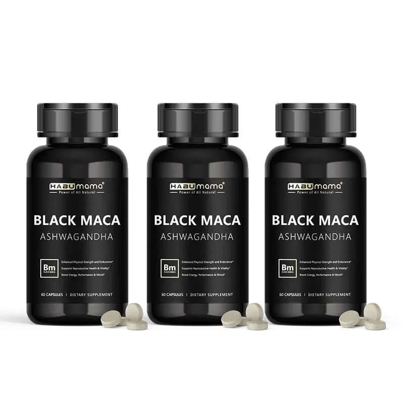 Male Enhancing Supplement with Black Maca Stamina & Energy Men's Muscle Enlargement — image 8