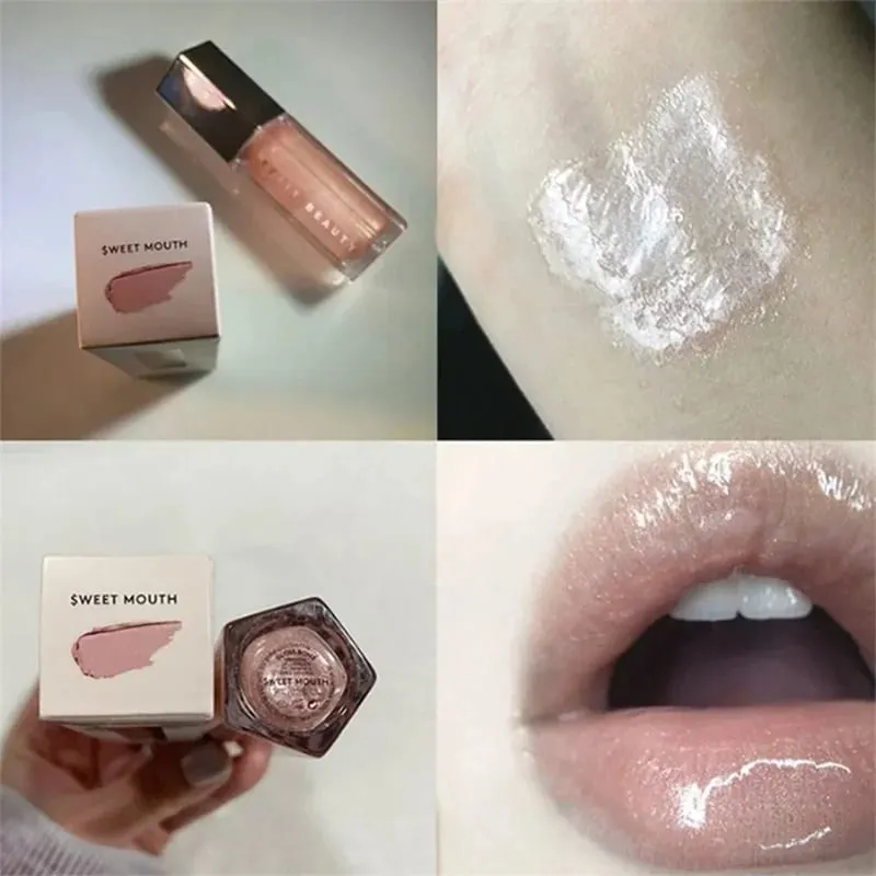Hot Fenty Beauty Lip Gloss Lipstick Water Gloss Highlight Mirror Lasting FUSSY HEAT RIRI Sparkling Charming Moisturize Lip Care — image 11