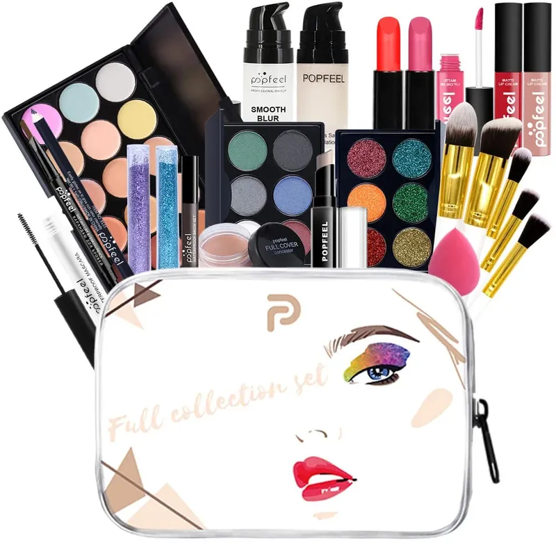 Women's All-In-One Makeup Kit Full Set - Eyebrow Eyeliner Eyeshadow Included Beauty Makeup Sets for Women