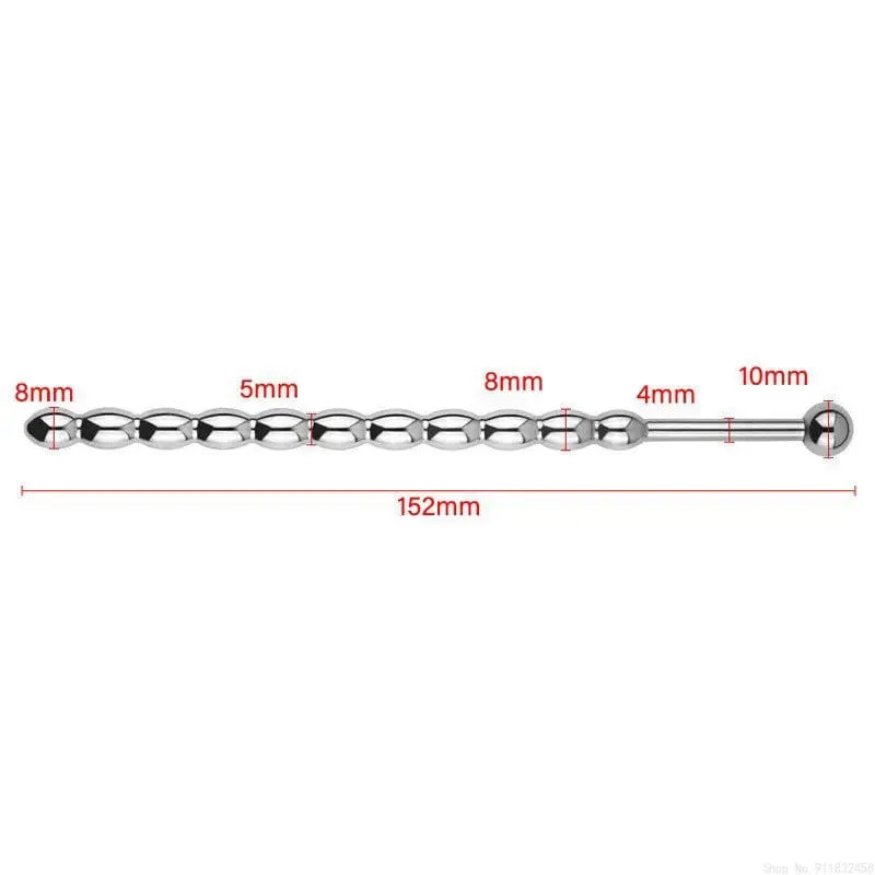 Male Stainless Steel Urethral Plug Urethral Dil Sounding Penis Plug Urethra Stimulate Dilator Masturbation Rod Sex Toys For Men