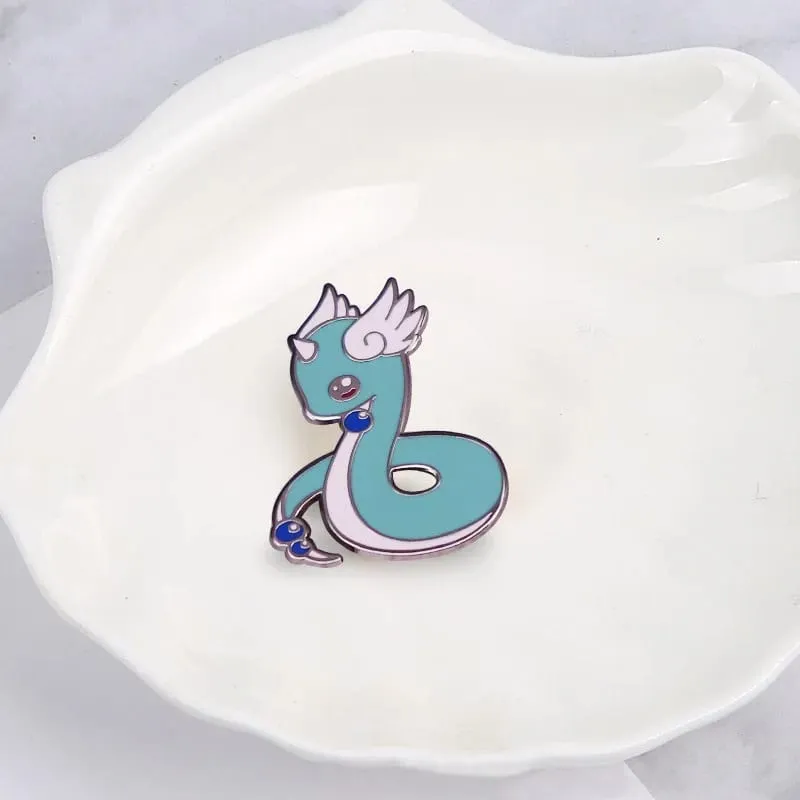 Pokemon Pikachu Mew Enamel Pin Badges Metal Pins for Backpacks Brooches Japanese Cute Lapel Jewelry Accessories Gfits