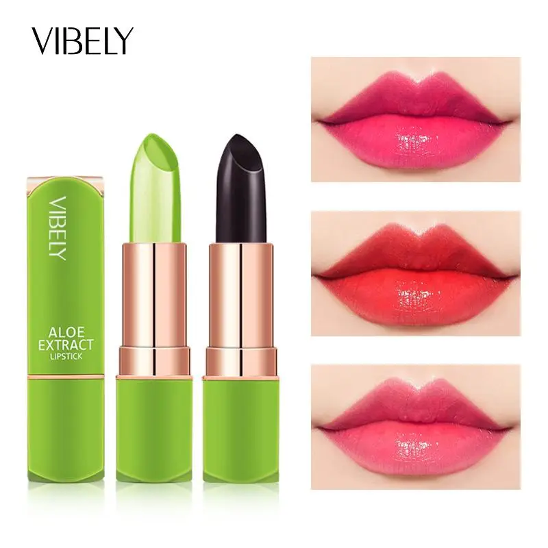 7 Color Mood Changing Lip Balm Natural Aloe Vera Long Lasting Moisturizing Lipstick for Women Color-Shifting Makeup — image 2