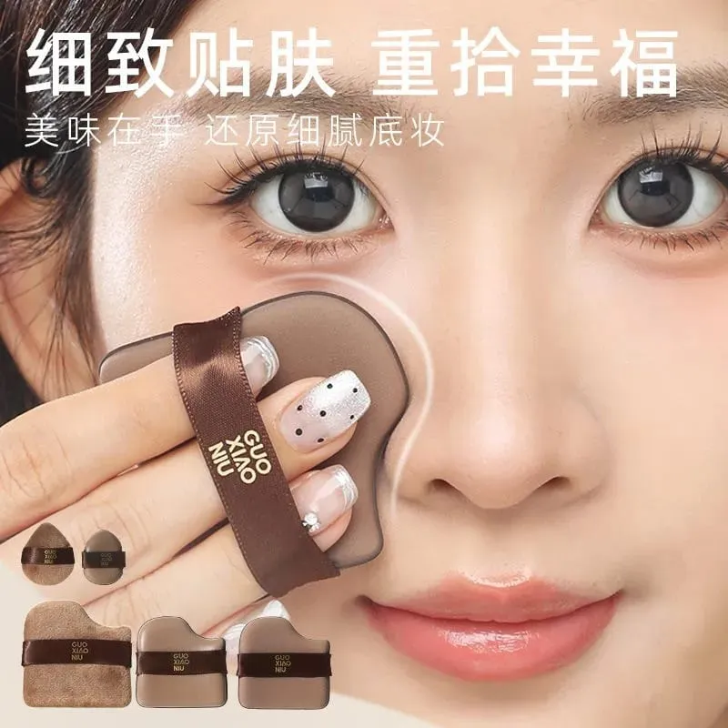 Guoxiaoniu 6PCS Makeup Blender Puff Air Cushion Foundation Sponge Loose Powder Puffs Cosmetic Applicator Tool Wholesale — image 4