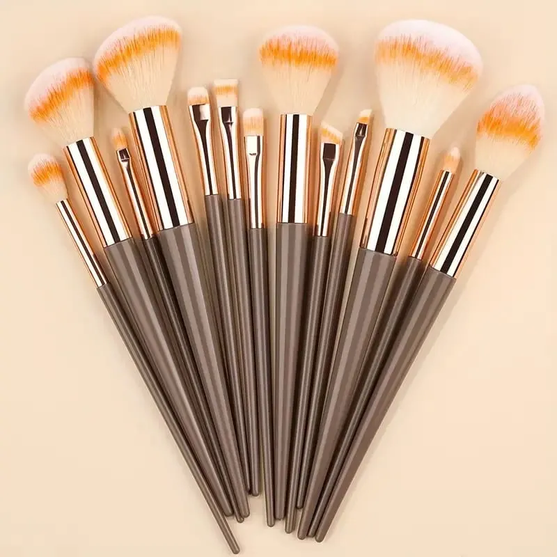 13 Stuks Make-Up Kwasten Set Zachte Pluizige Oogschaduw Markeerstift Concealers Borstel Blush Losse Poeder Borstel Mengen Vrouwen Beauty Tool — image 19