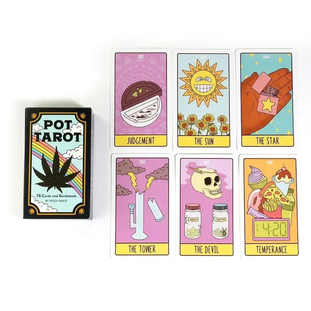 Pot Tarot Oracle Card Leisure Fortune Divination Party Entertainment Chess Card Game Tarot 78 Card Deck — image 2