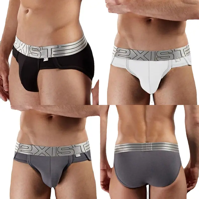 Brand Designer Men's Cotton Boxer Breathable And Comfortable Underwear Thin Fashion Pants Solid Color Shorts Underpants For Male — image 1