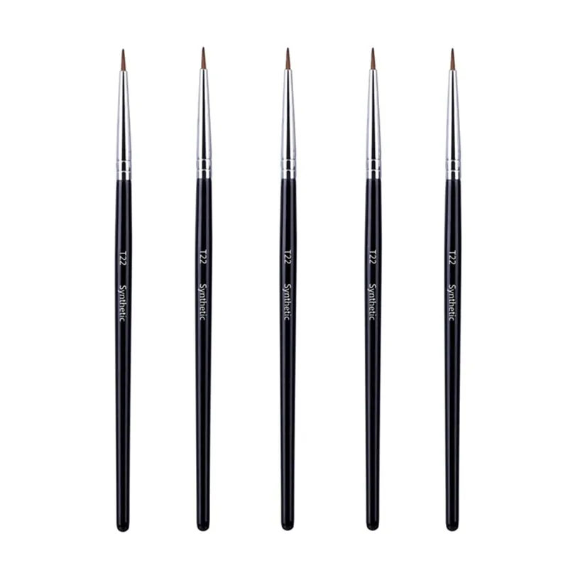 5/10/20/50 Pcs Brow Contour Makeup Brushes Eyebrow Eyeliner Brush Professional Super Thin Angled Liner Eye Brush Make Up Tools — image 16
