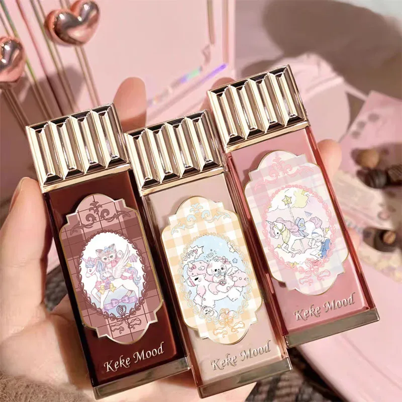 Chocolate Cloud Lip Gloss Matte Velvet Smooth Application Lip Glaze Mousse Brown Red Liquid Lipstick Makeup Lip Tint Cosmetics — image 3
