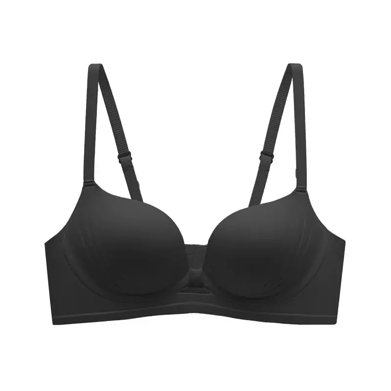 Sexy Seamless Push Up Lingerie For Women Small Breast Gathering Show Big Collect Auxiliary Breast Comfortable and Breathable Bra — image 8