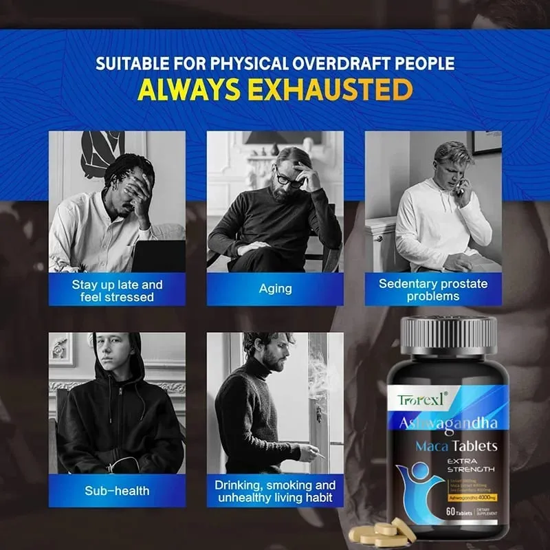 Ashwagandha Capsule Supports Reproductive Health Natural Energizer Male Enhancing Supplement — image 2