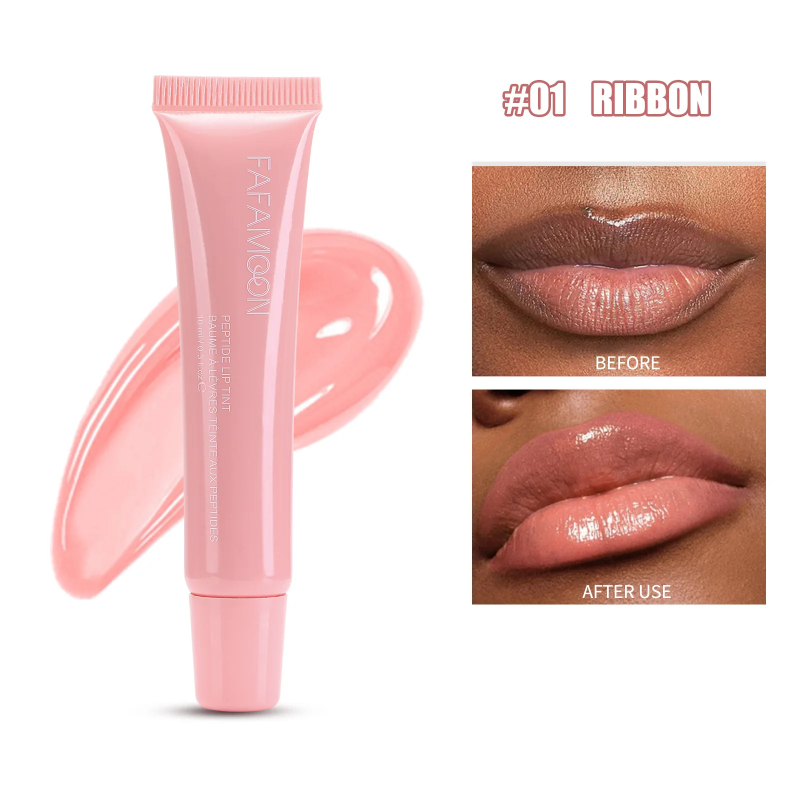 1pcs Soft Tube Mirror Lip Gloss Lip Oil Nude Brown Plumping Lip Gloss Moisturising Transparent Lipgloss Beauty Cosmetics Makeup — image 10