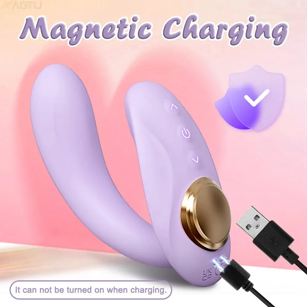APP-Steuerung, doppelseitiger Vibrator für Frauen, G-Punkt-Dildo, Penis, abnehmbare Vagina, vibrierendes Sexspielzeug für Erwachsene für lesbische Paare — image 5
