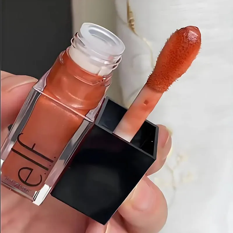Elf Brand Portable Fruit Flavor Lip Gloss Lightweight Hydrating Nourishing Repairing Improve Lip Lines Tinted Lip Balm Cosmetic