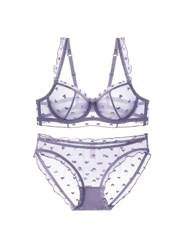 2025 Summer Minimizer Bra Ultra-Thin Wireless No Sponge Lace Bralette Pure Sensual Support Big Bust Sheer Comfort — image 3