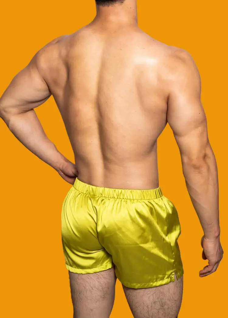 Men's Silk Smooth Sexy Boxers Underwear Low-Rise Lingerie Hot Cueca Masculino Inner Wear Underpants Stretch Loose Fit Sleepwear — image 10