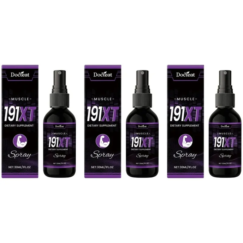 191XT Spray muscular con vitamina B3 L-Arginina y extracto de Tribulus Terrestris para resistencia y soporte muscular 30 ML — image 9