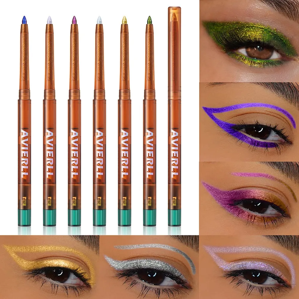 Chameleons Eyeliner Liquid Pearl Gloss Shiny Metallic Eyeshadow Liner Multi Chrome Color Aurora Eye Makeup Glitter Pigment — image 2