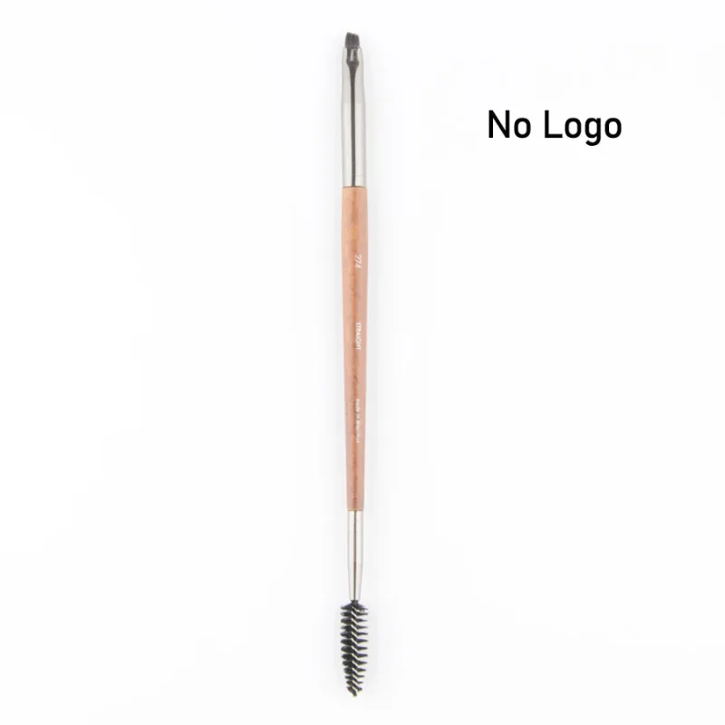 1 piece #274 Double ended Angled eyebrow Eyelashes Makeup brush Natural wood Professional Make up brushes cosmetic tools