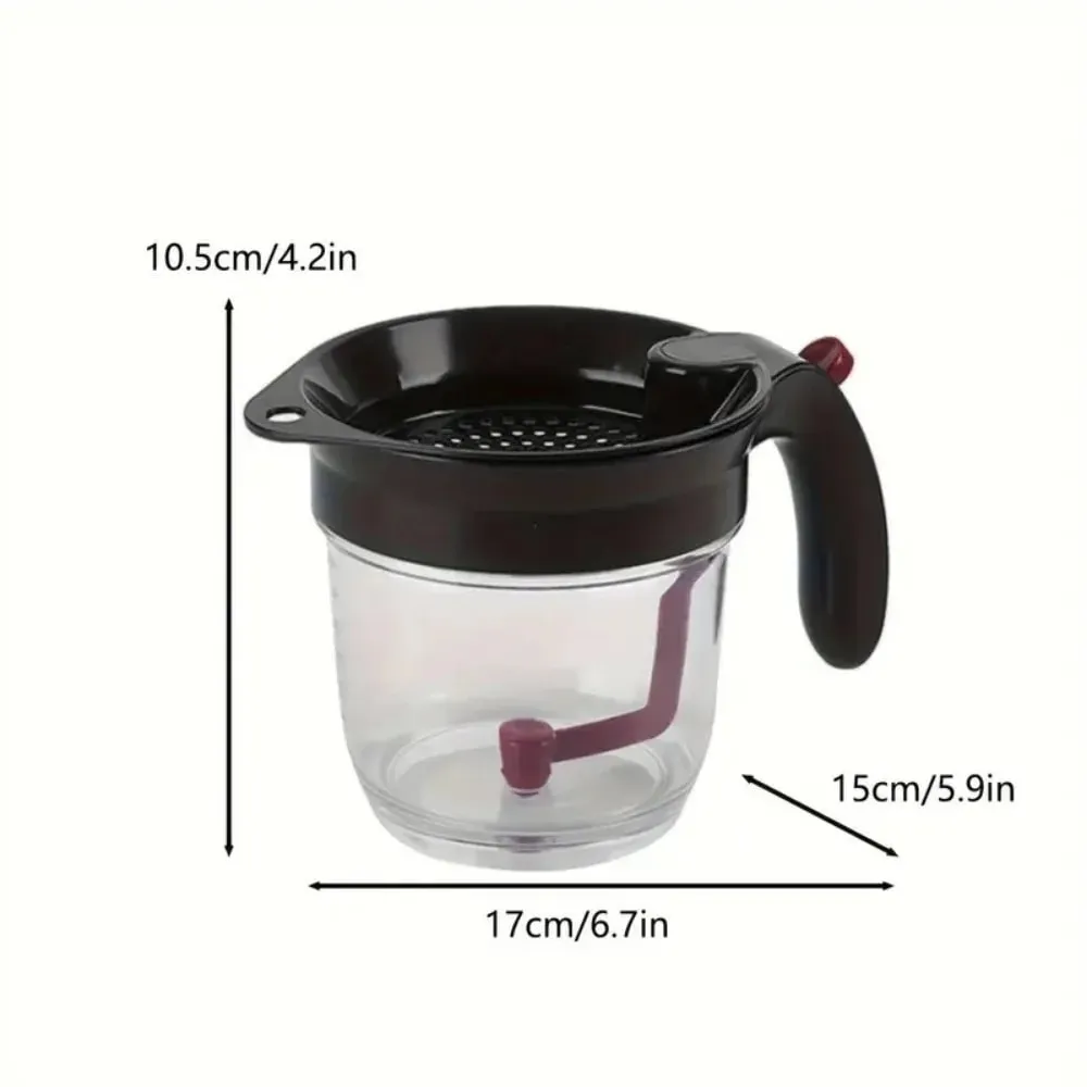 1pc Fat Separator Bottom for Mess-Free Straining Built-in Oil Strainer for Efficient Grease Separation Essential Kitchen Utensil — image 5