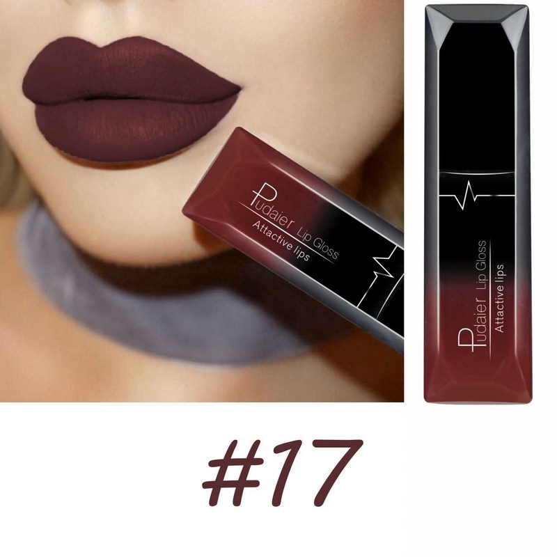 Velvet Matte Liquid Lipstick Waterproof 17 Long Lasting Colors Non Stick Cup Kissproof Smooth Soft Lip Tint for Girls — image 20