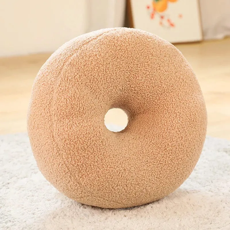 INS Popular Plush Yellow Moon Ball Shape Cushion Stuffed Donut Twist Bar Throw Pillow Home Decoration Room Pillow Birthday Gift — image 12