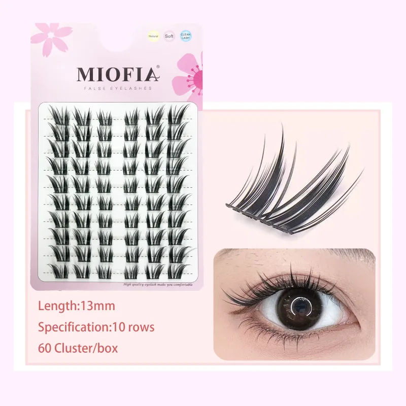 Cluster Lashes Natural Eyelash Extension Fluffy Fox Eye Lashes Mixed Tary Large Capacity Anime Lashes DIY Eyelash Cluster — image 11