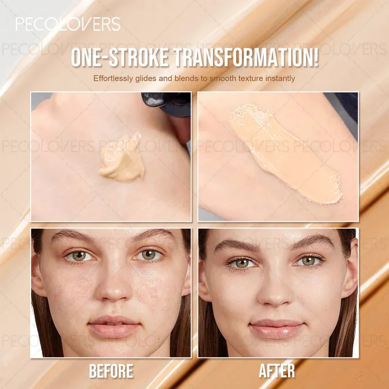 12PCS Face Set Liquid Foundation+concealer+multiple Makeup Tools Uniform Makeup Waterproof and Durable Facial Cosmetics — image 5