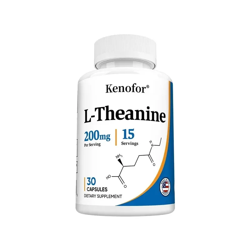 L-Teanina 200 Mg Dodatkowa siła Dodatek teaniny – Wspomaganie skupienia i relaksu Lepszy sen Bez GMO i bez glutenu — image 8