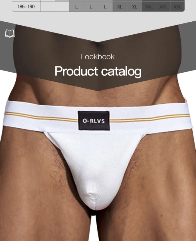 Slip da uomo senza cuciture con design all'anca, intimo da uomo, pantaloni corti da ragazzo, super larghi, larghi 5 cm, con fascia elastica indipendente — image 18
