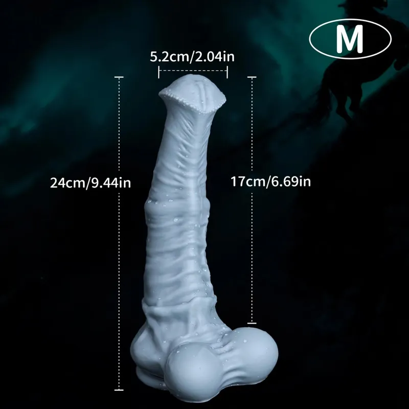 Großer Pferdedildo, realistischer Penis, riesiger Analplug, Sex, G-Punkt-Stimulation, Massage, Stimulierung, weiblicher Masturbator, Sexspielzeug für Frauen, 18