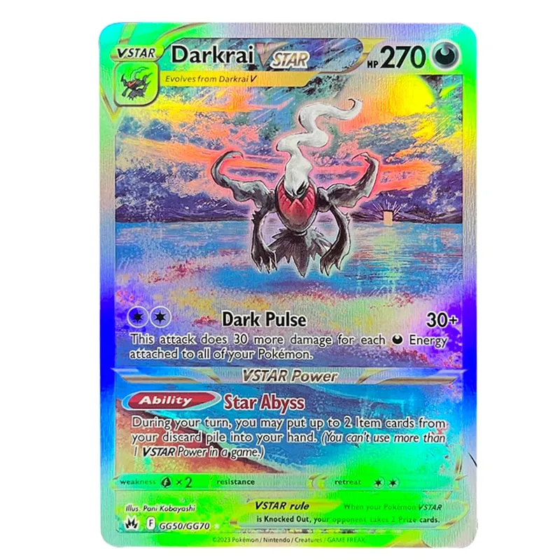 PKM Cards Holographic Charizard Ex GX Rainbow Blastoise VMAX Darkrai VSTAR Hobbies Rare Collection Battle Cards Toys Gifts — image 5
