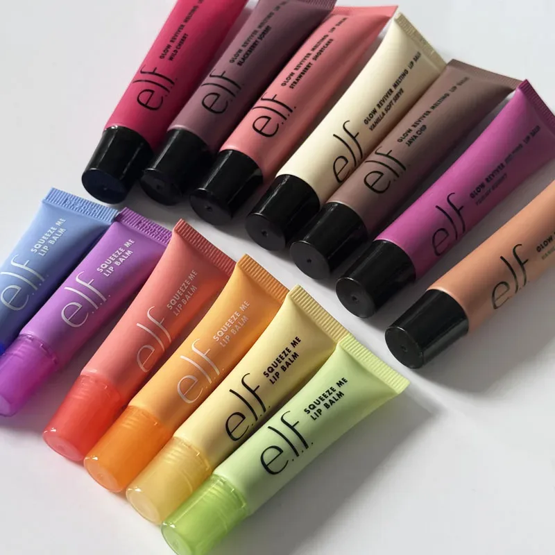 New Elf 8-color Lip Gloss & Multicolored Powder Blush Fine Texture Lightweight Moisturizing Nourishing Lip Balm Care Cosmetics — image 4
