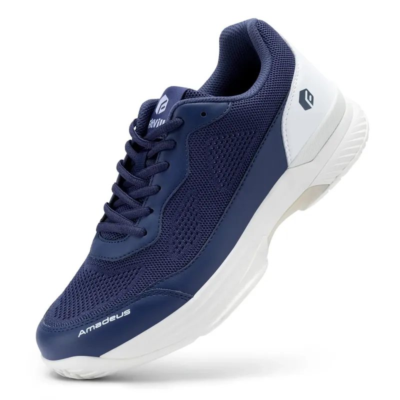 FitVille Men'S Tennis Shoes Wide Version 2E Professional Training Sports Shoes Breathable Non-Slip Rackets With Arch Support — image 9