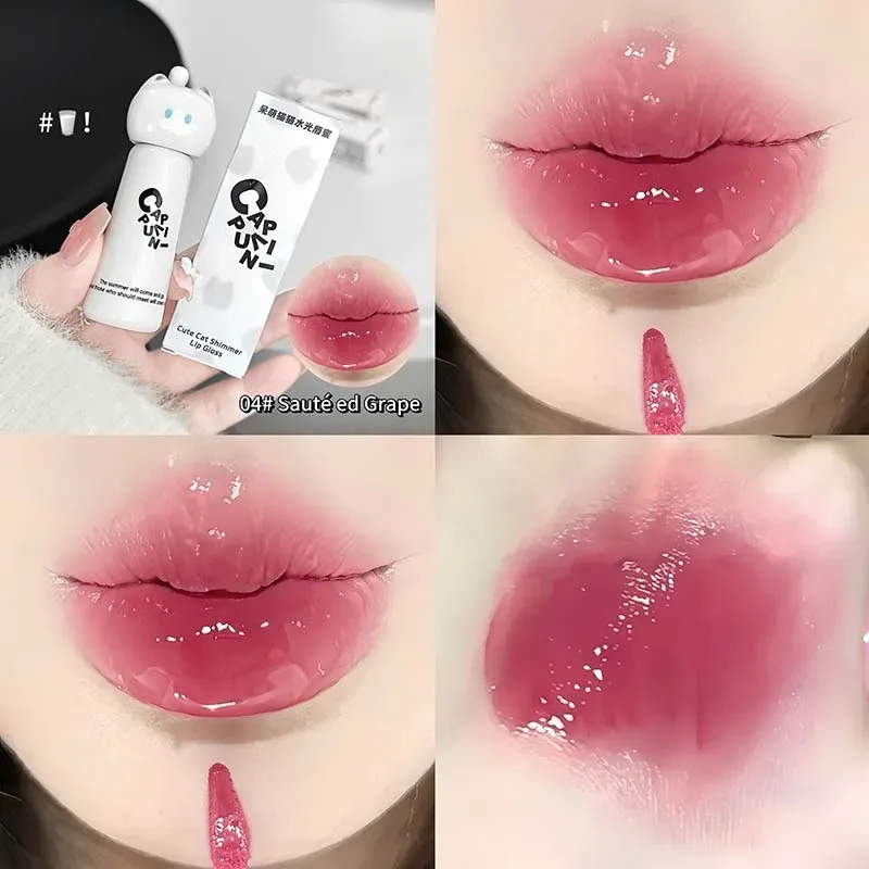 Cute Cat Lip Gloss - Moisturizing Smooth and Long-lasting Lip Glaze - 4 Shades Easy to Apply Lip Stain for Beginners — image 10