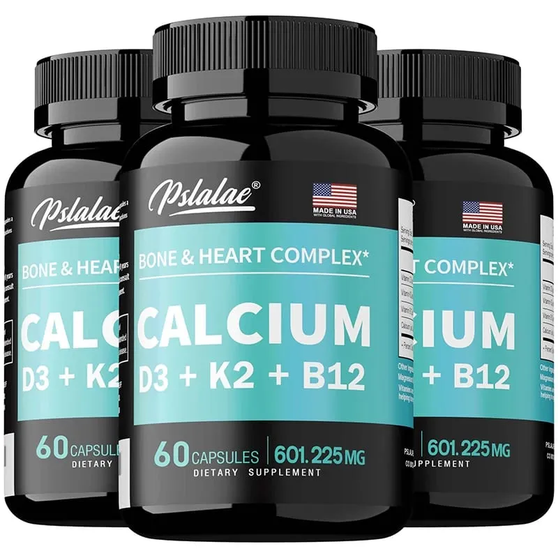Calcium Supplement with Vitamin D3 K2 B12 - Supports Bone Health Relieves Bloating Immune System Improves Absorption — image 10