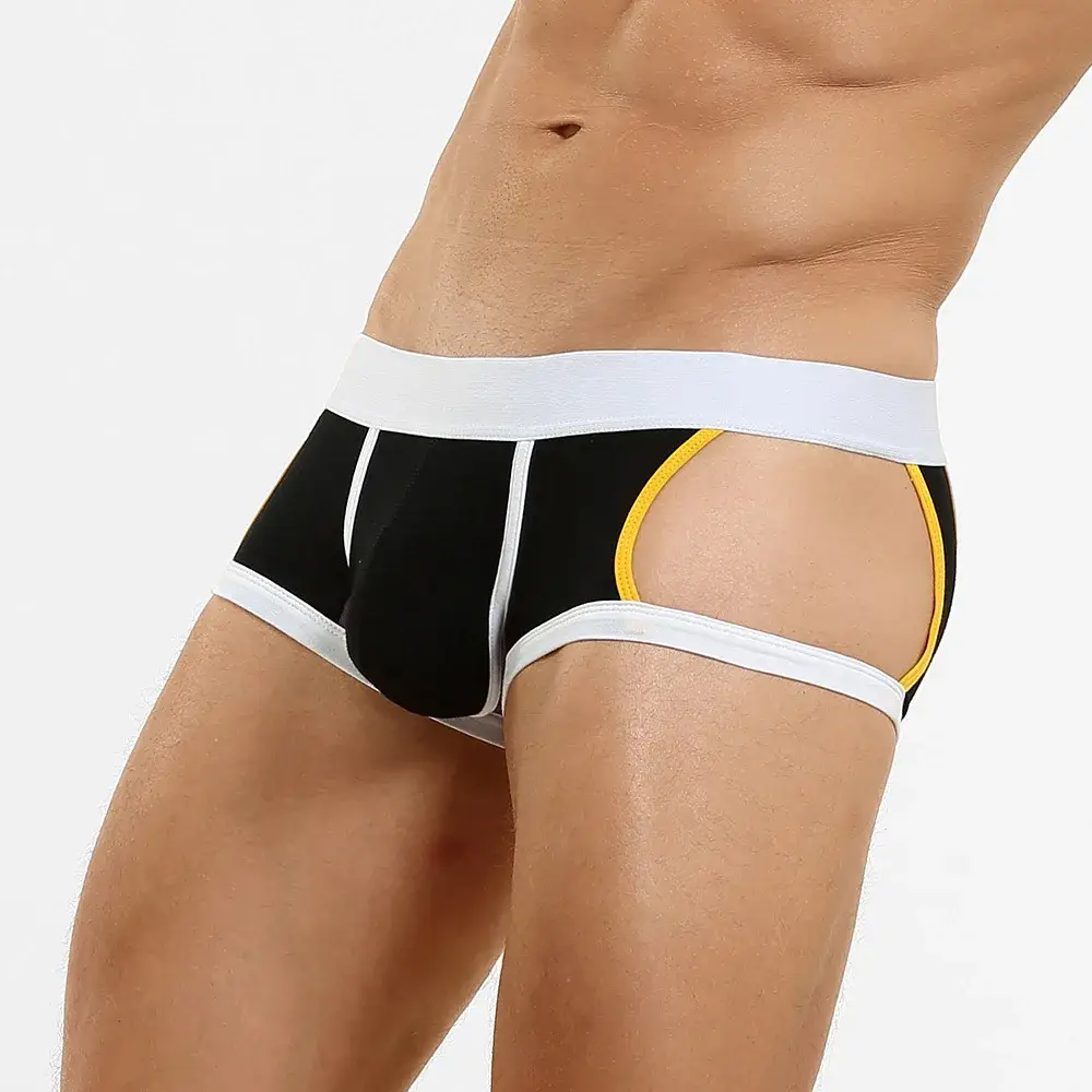 Men's Low-Waist U-Shape Flat Briefs Underwear Trendy Side-Light Design Comfortable Innerwear for Men — image 25