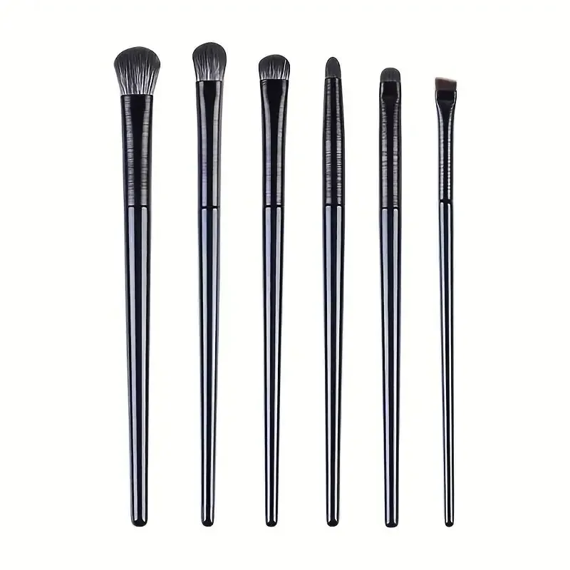 12 st blå sminkborstar Set Professional Foundation Powder Blending Blush Concealer Syntetisk fiberborste — image 12
